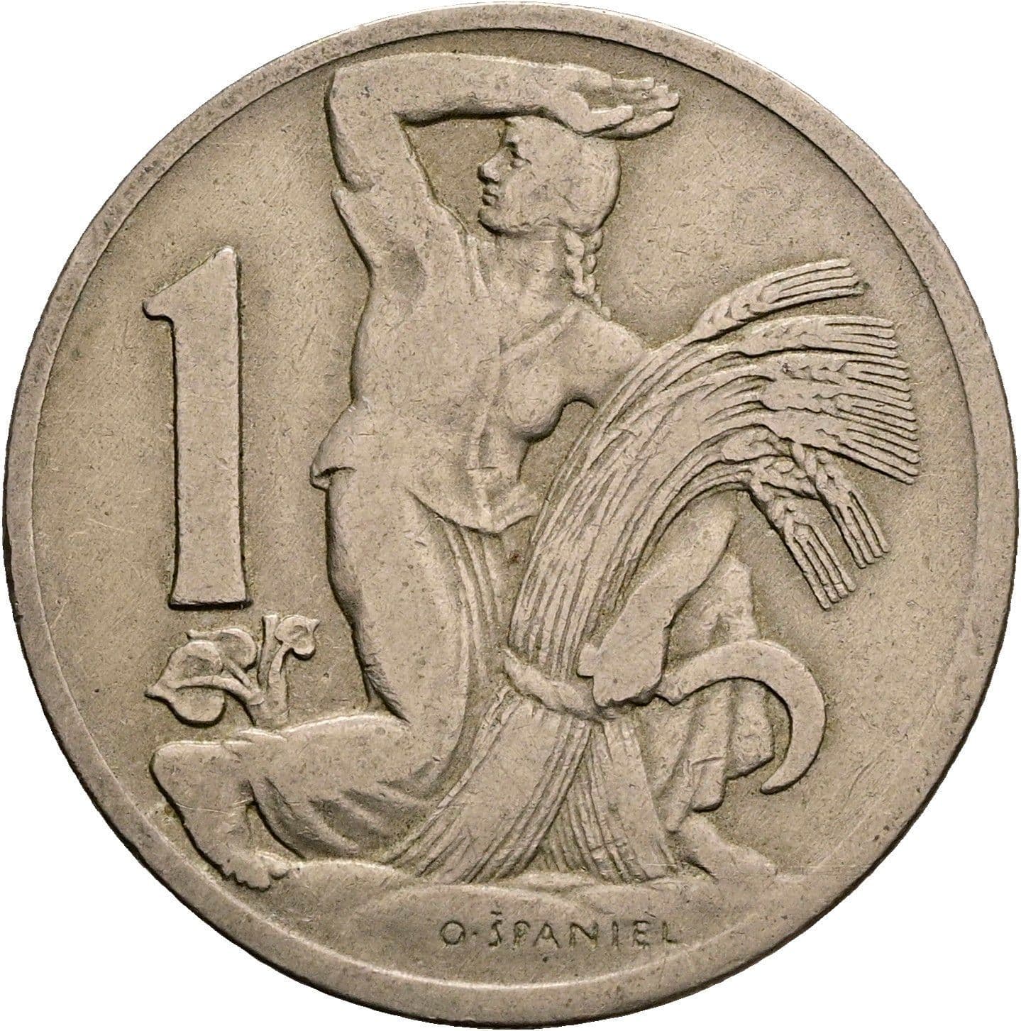 1 Koruna 1922 – Vorderseite