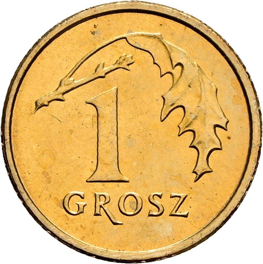 1 Grosz 1993 – Vorderseite
