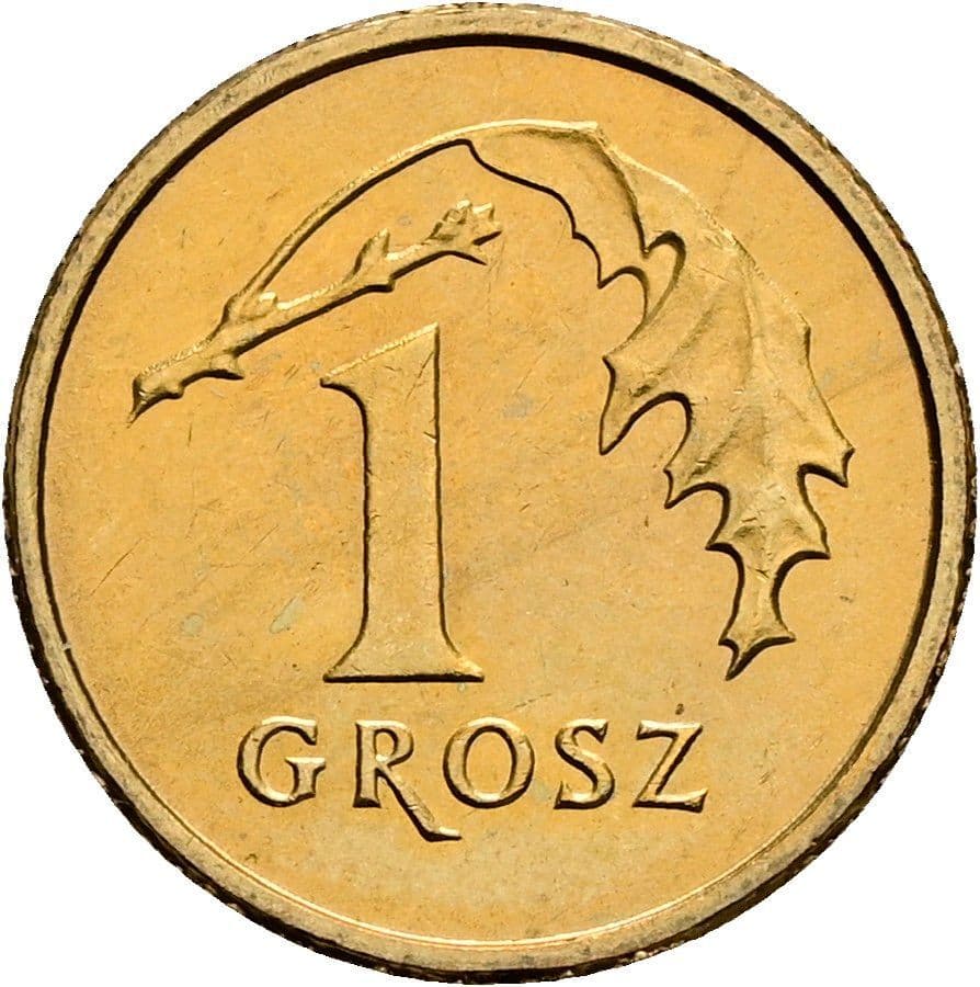1 Grosz 1993 – Vorderseite