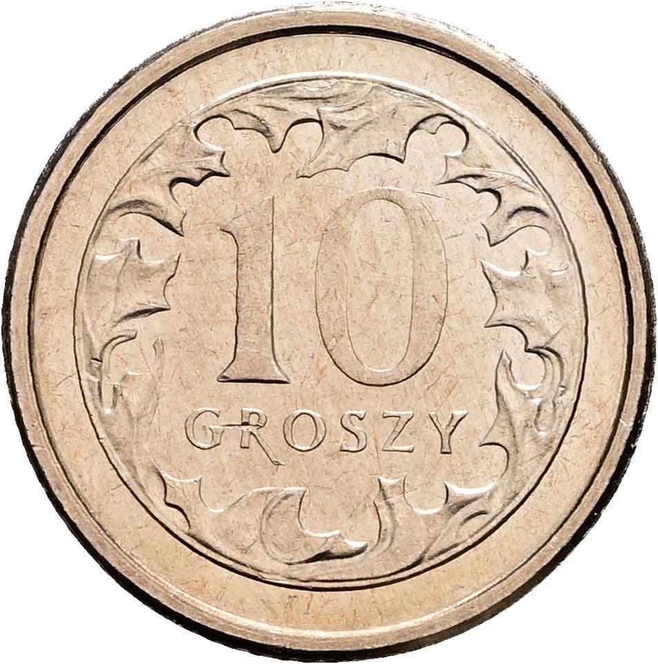 10 Groszy 1993 – Vorderseite