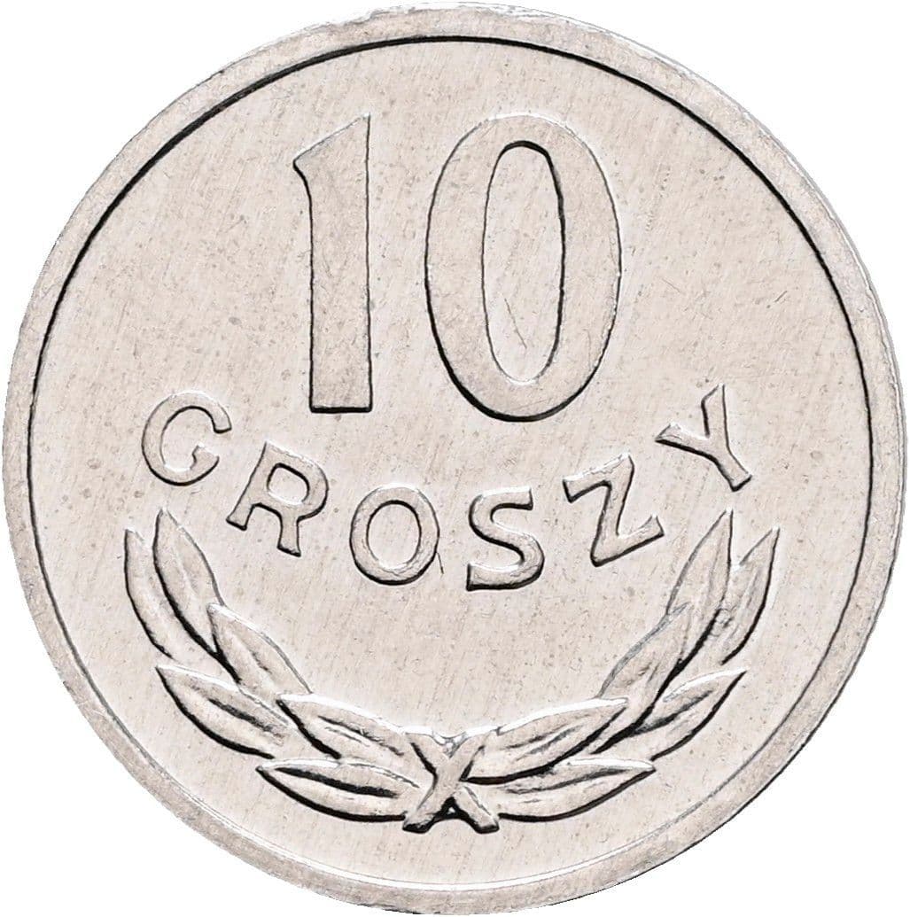 10 Groszy 1978 – Vorderseite