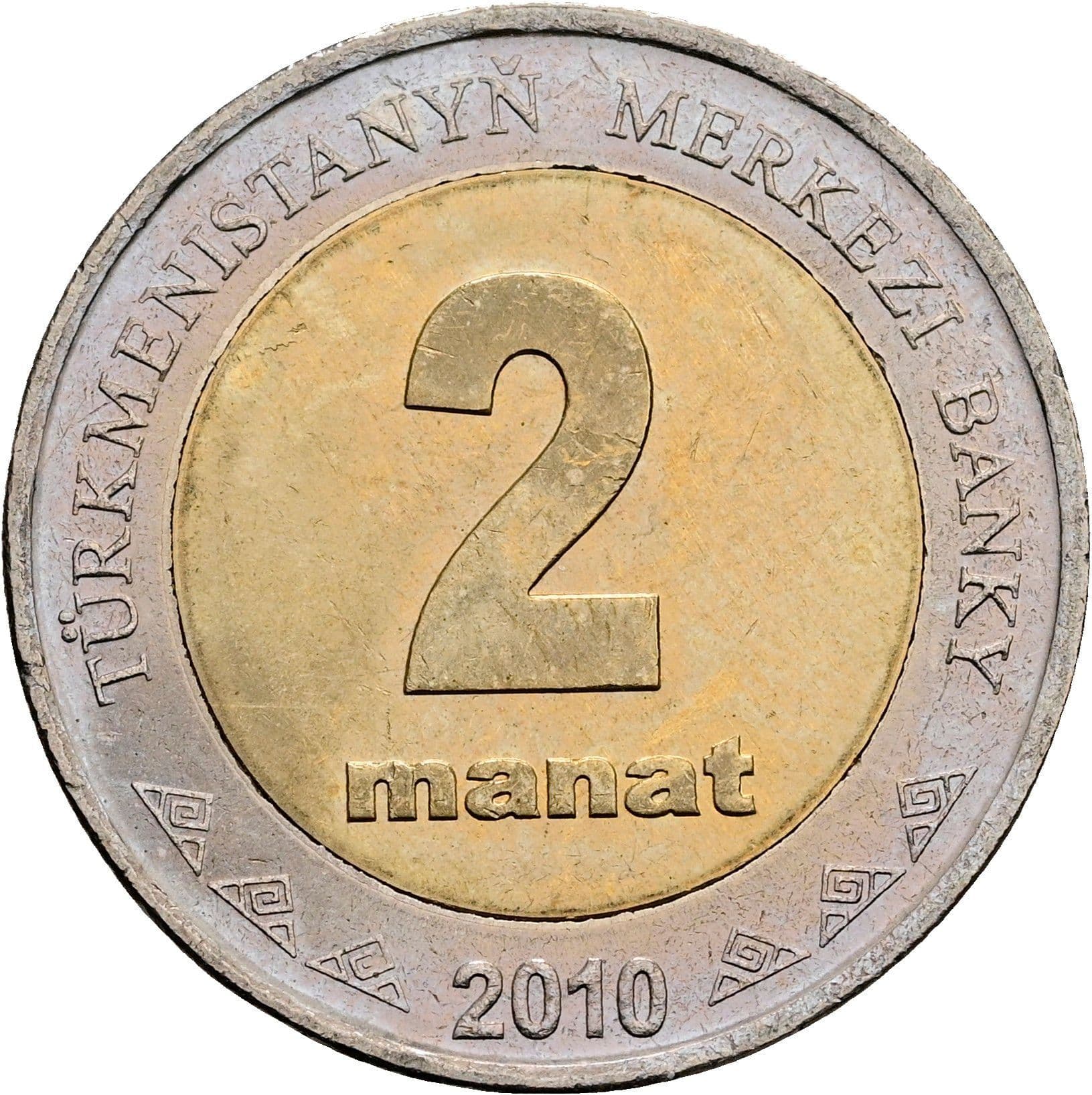 2 Manat 2010 – Vorderseite