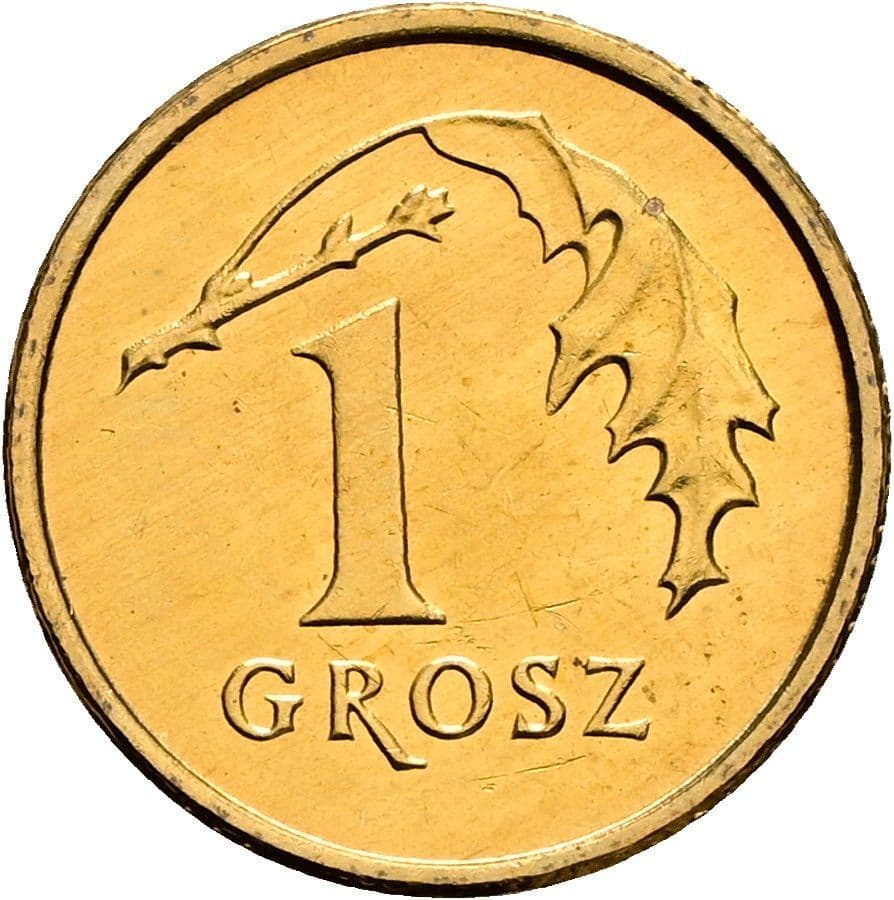 1 Grosz 1993 – Vorderseite
