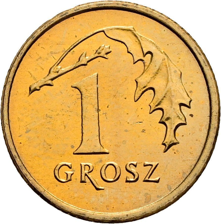 1 Grosz 1993 – Vorderseite
