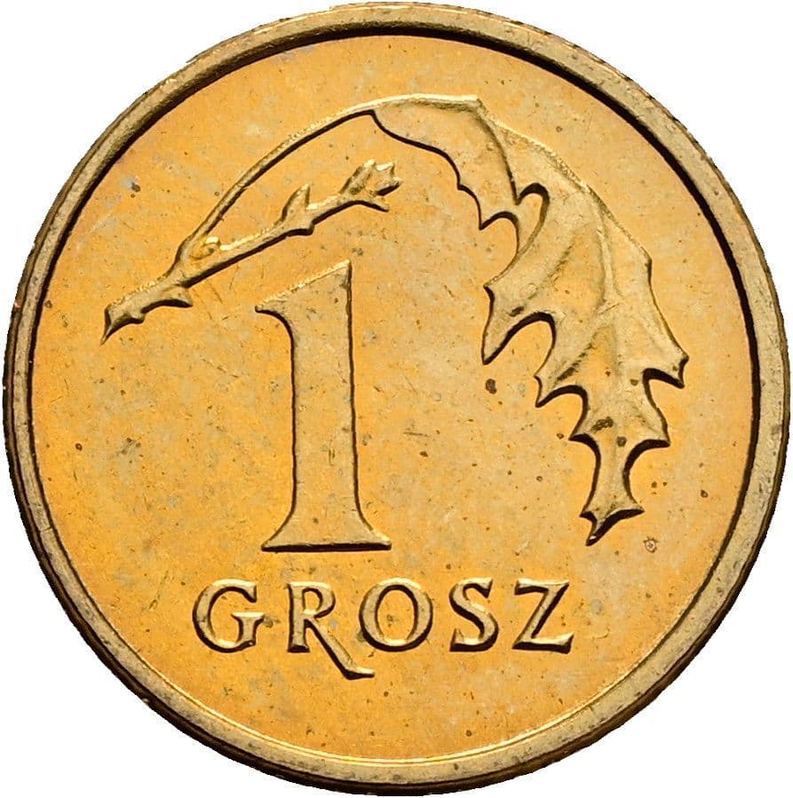 1 Grosz 1993 – Vorderseite