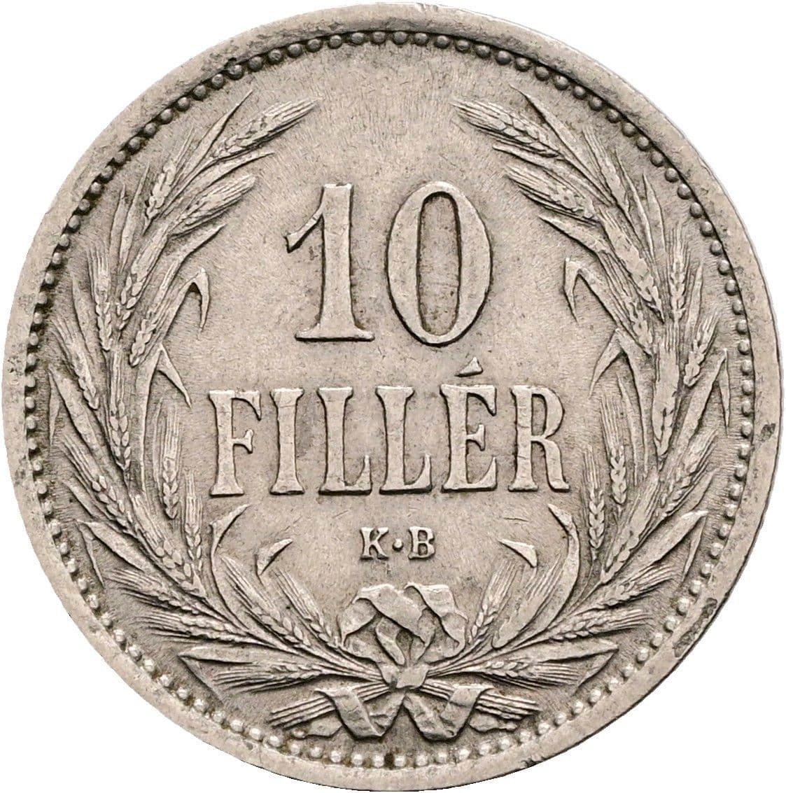 10 Filler Franz Joseph I. 1848-1916 1909 KB – Vorderseite
