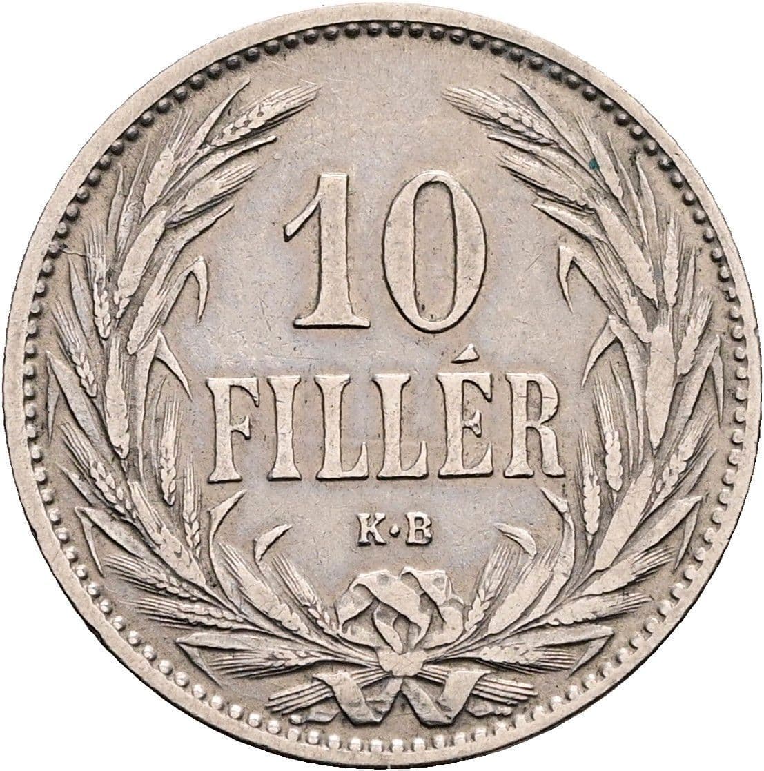 10 Filler Franz Joseph I. 1848-1916 1894 KB – Vorderseite