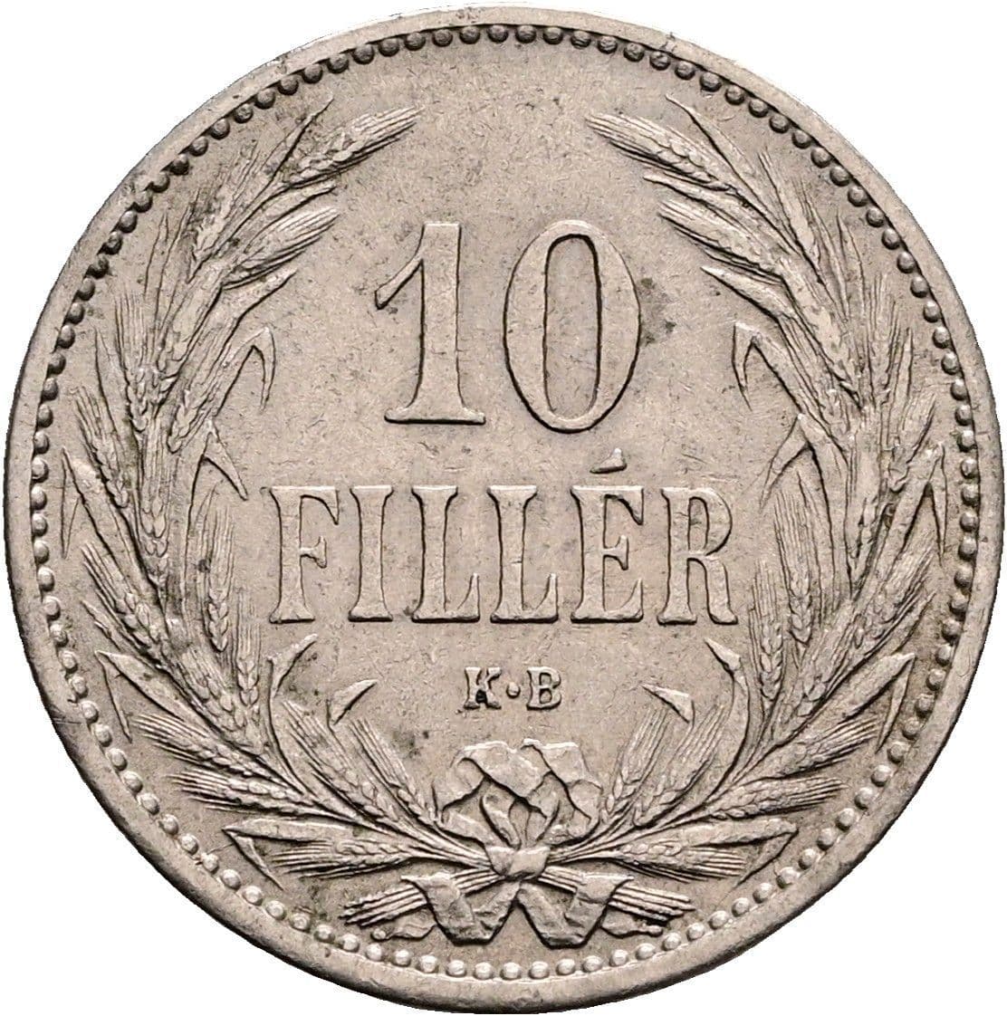 10 Filler Franz Joseph I. 1848-1916 1908 KB – Vorderseite