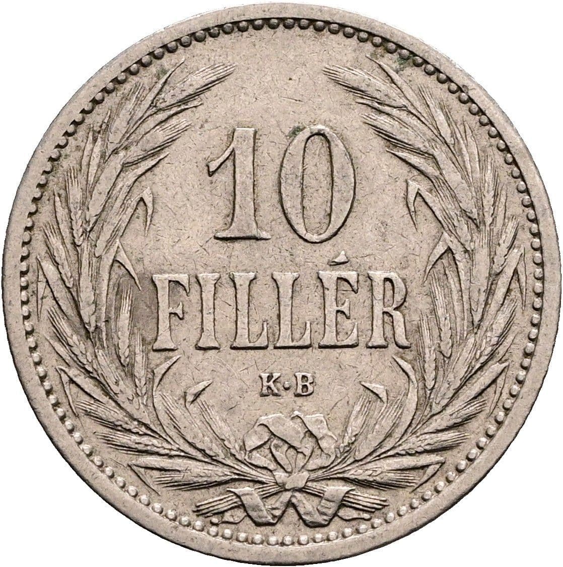 10 Filler Franz Joseph I. 1848-1916 1909 KB – Vorderseite