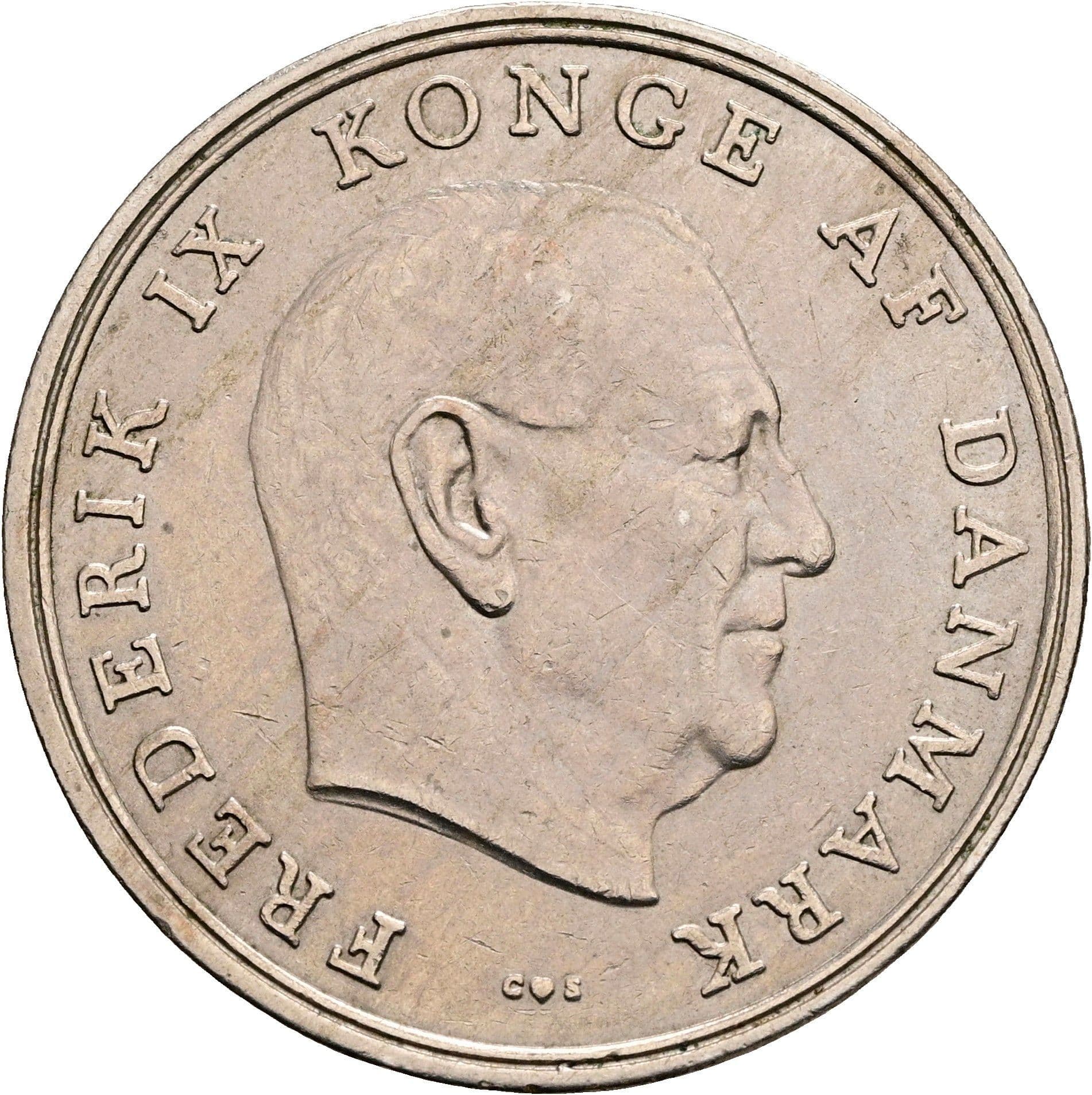 5 Kroner Frederik IX. 1947-1972 1961 – Vorderseite