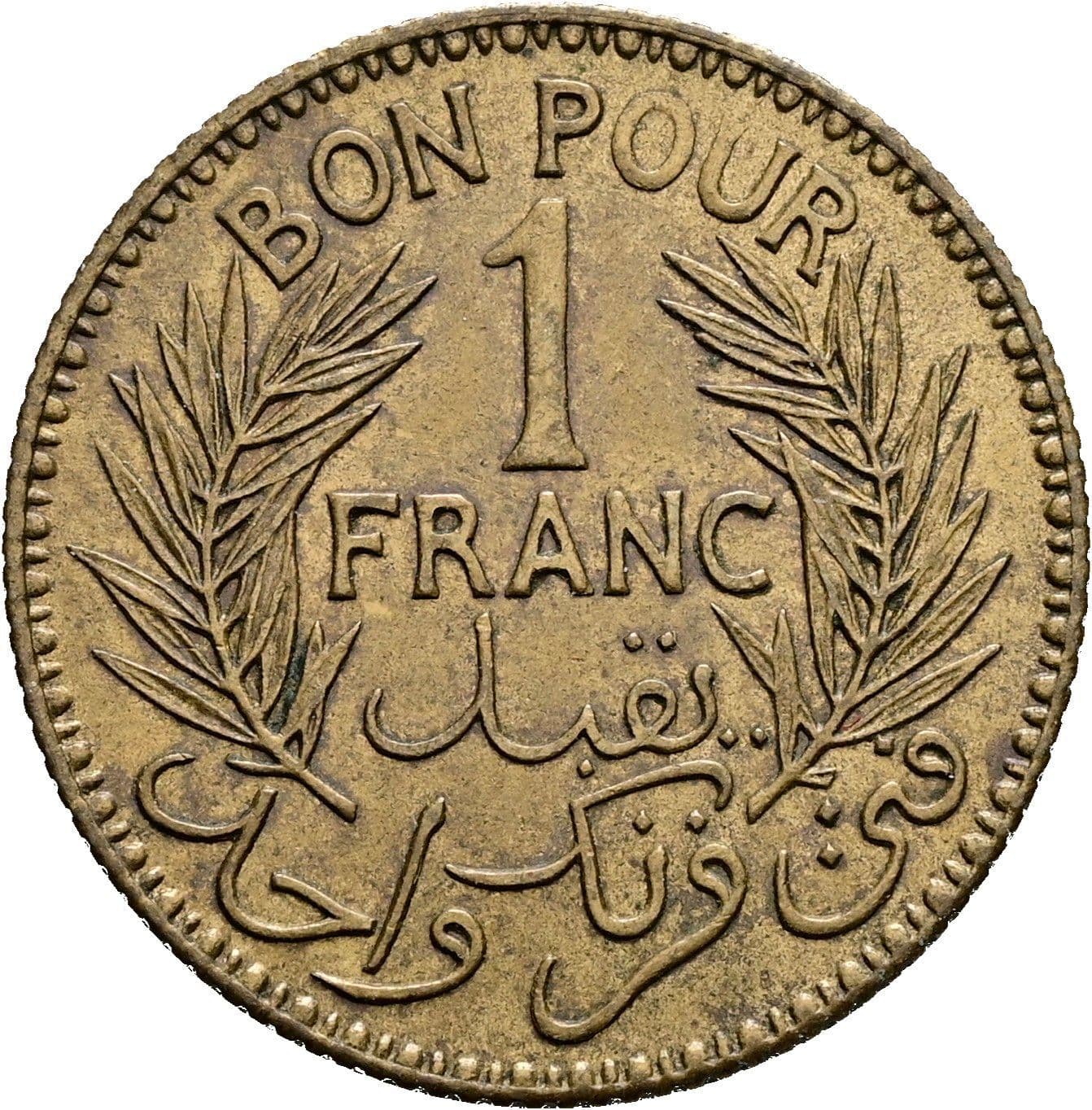 1 Franc 1941 – Vorderseite