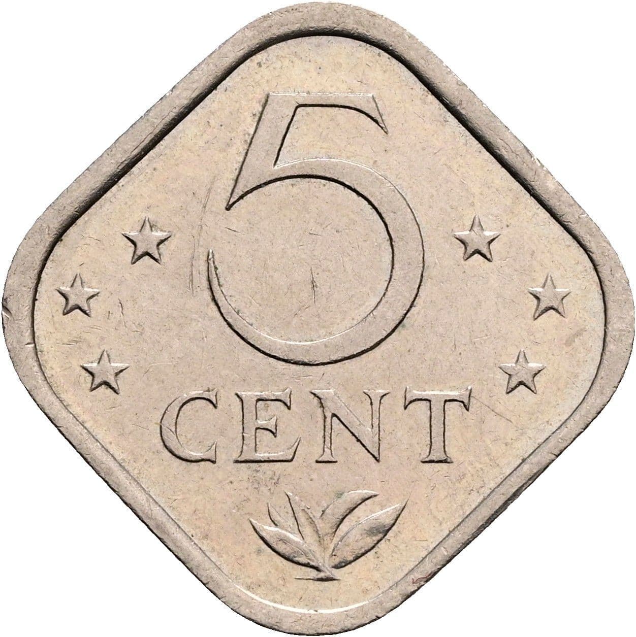 5 Cent 1974 – Vorderseite
