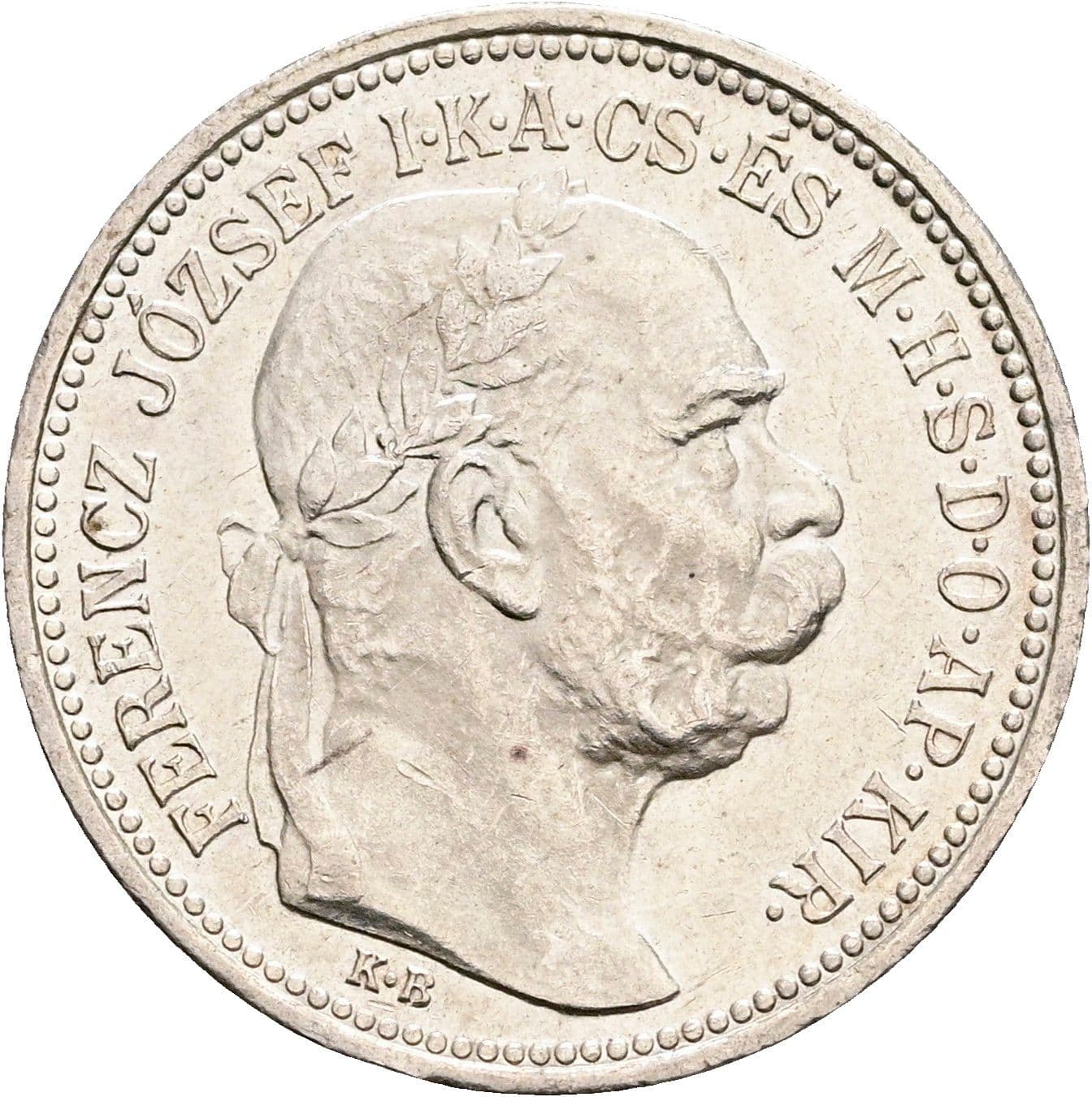 1 Korona Franz Joseph I. 1848-1916 Kremnitz 1914 KB – Vorderseite