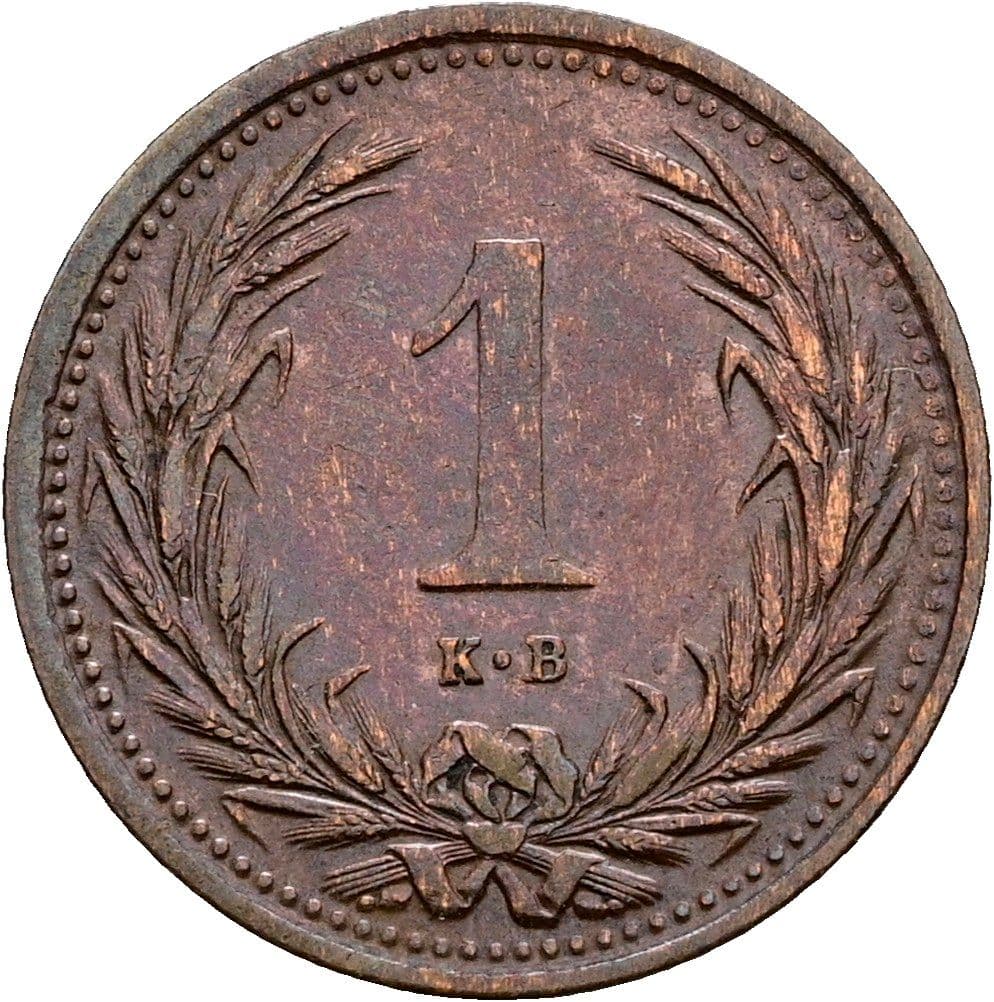 1 Filler Franz Joseph I. 1848-1916 Kremnitz 1893 KB – Vorderseite