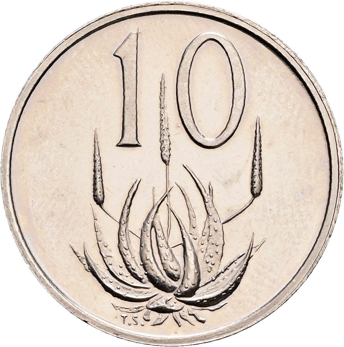 10 Cents 1977 – Vorderseite