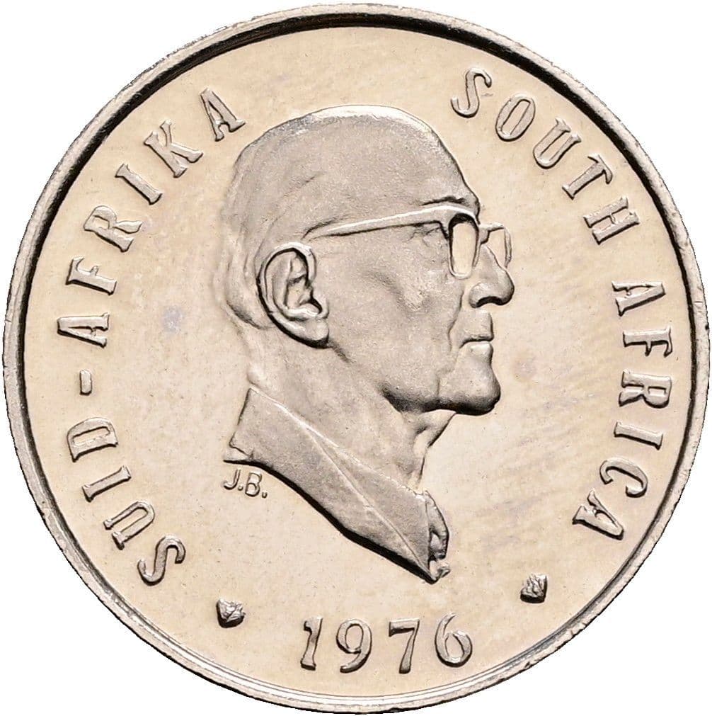 5 Cents 1976 – Vorderseite