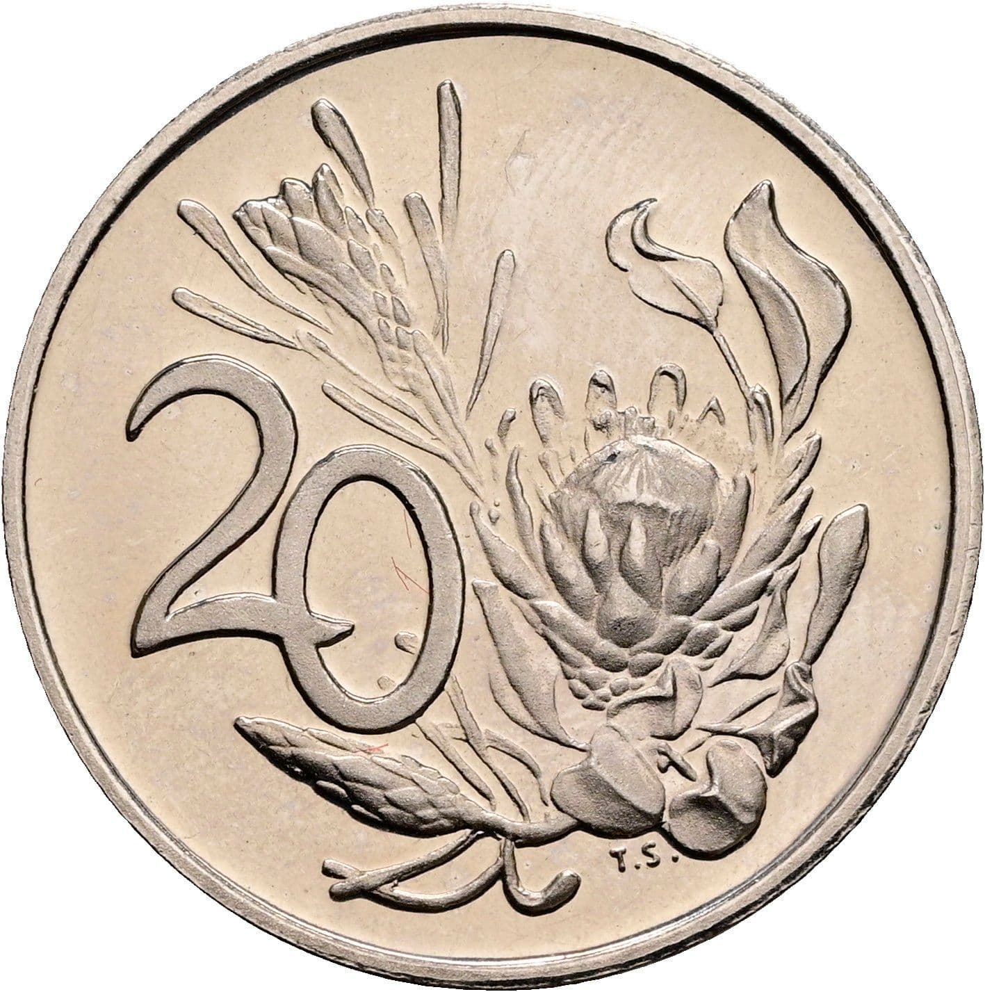 20 Cents 1975 – Vorderseite