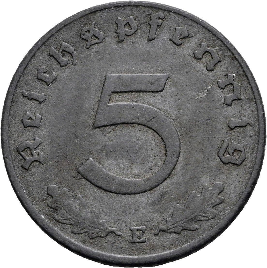 5 Reichspfennig 1940 E – Vorderseite