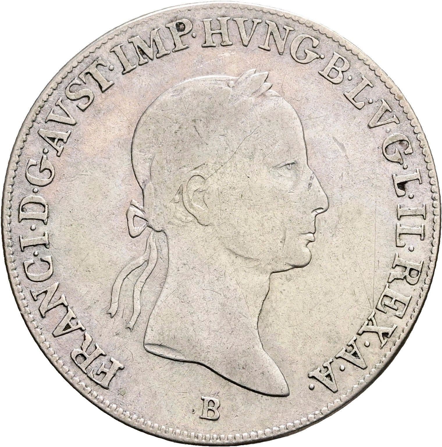 20 Kreuzer Franz II. (I.) 1792-1835 1835 B – Vorderseite