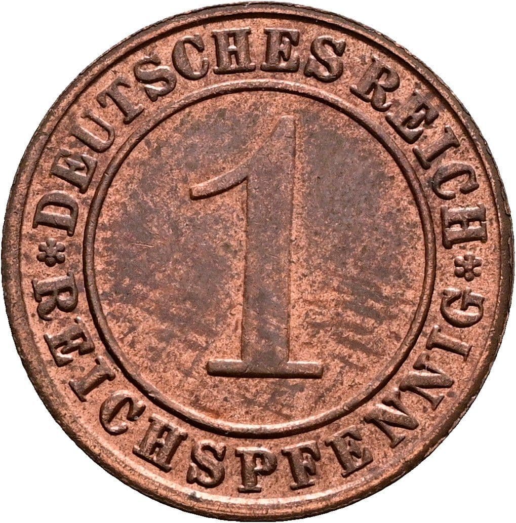 1 Reichspfennig 1935 A – Vorderseite