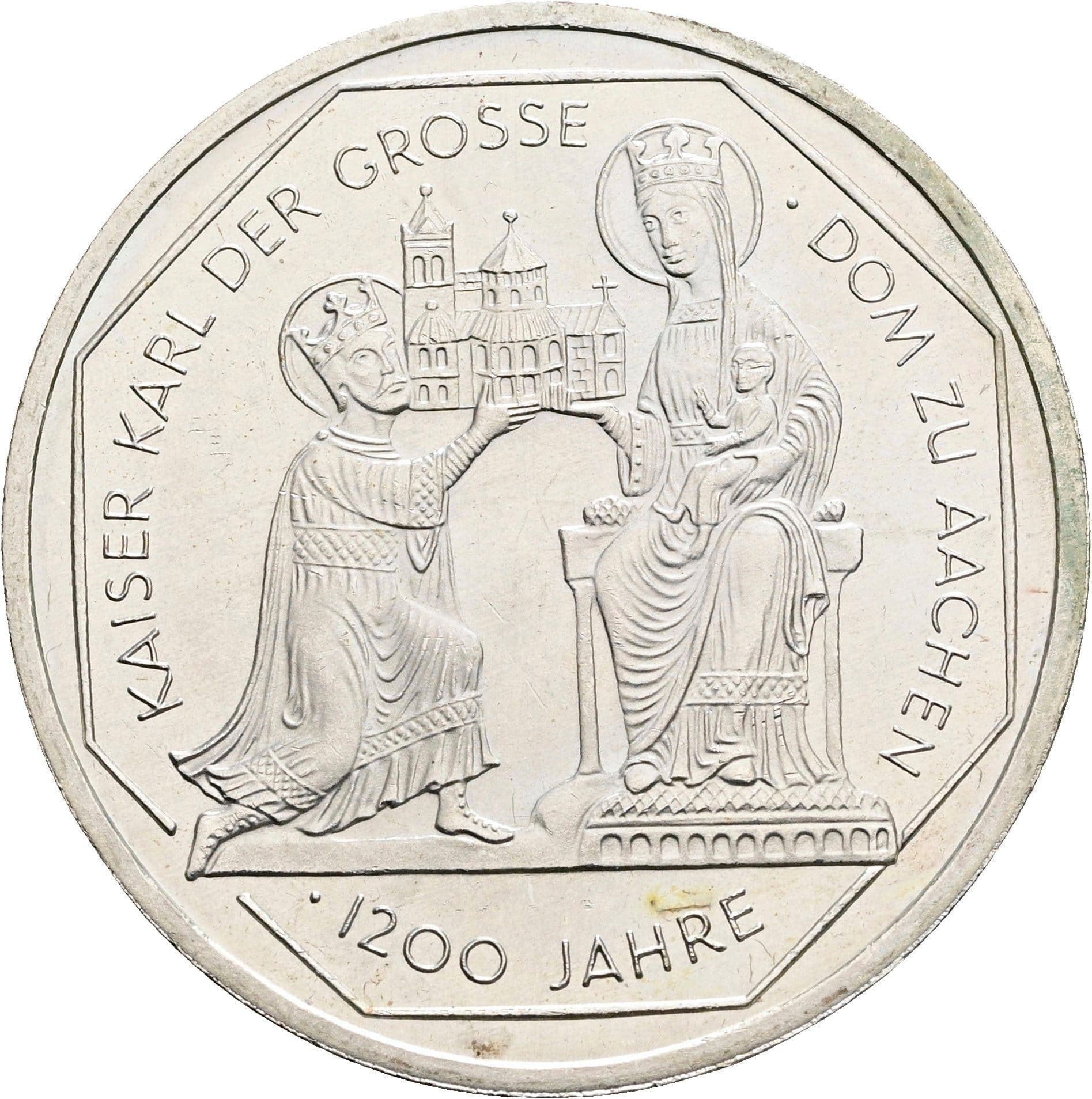 10 Deutsche Mark 2000 G – Vorderseite