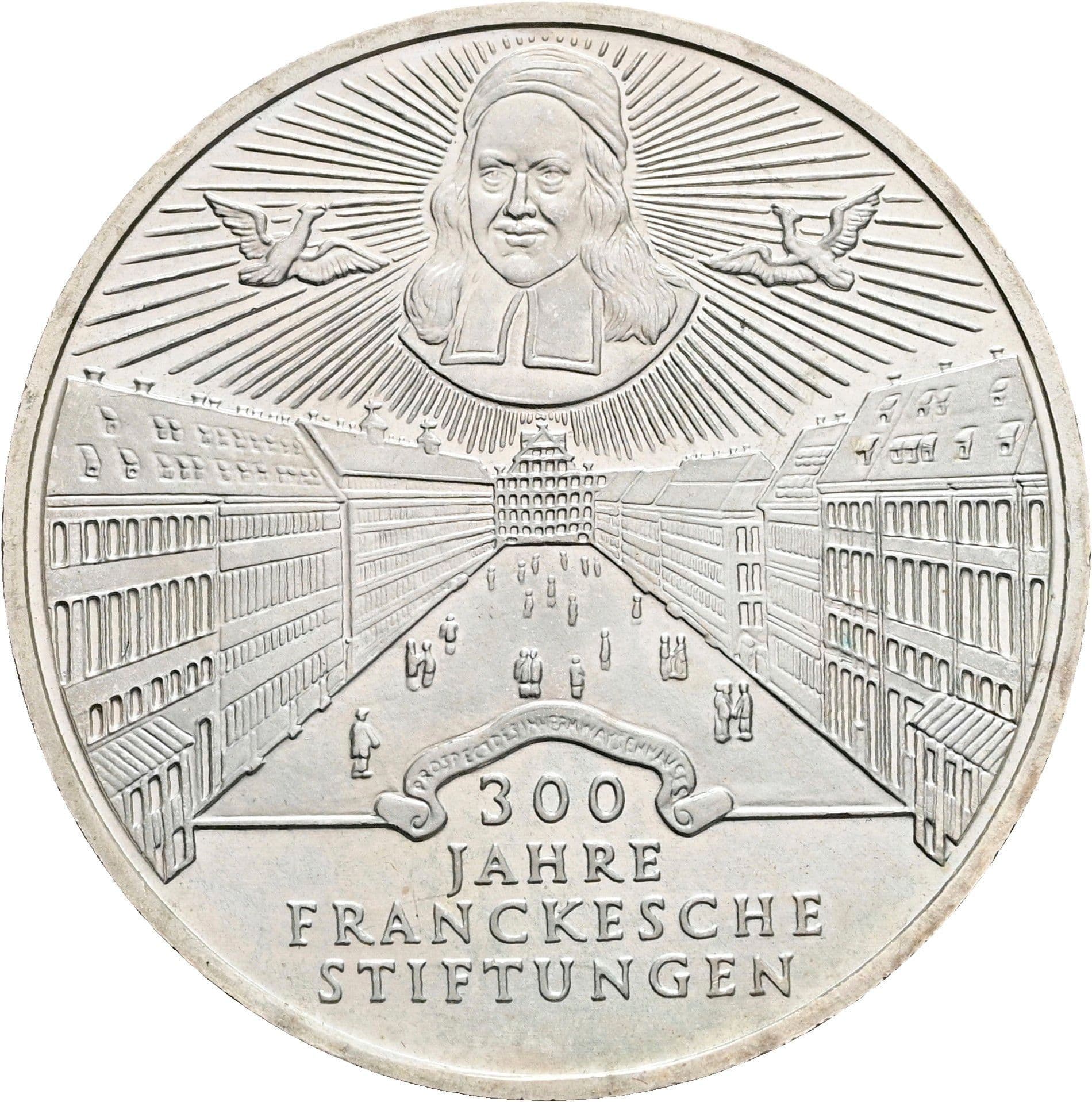 10 Deutsche Mark 1998 A – Vorderseite