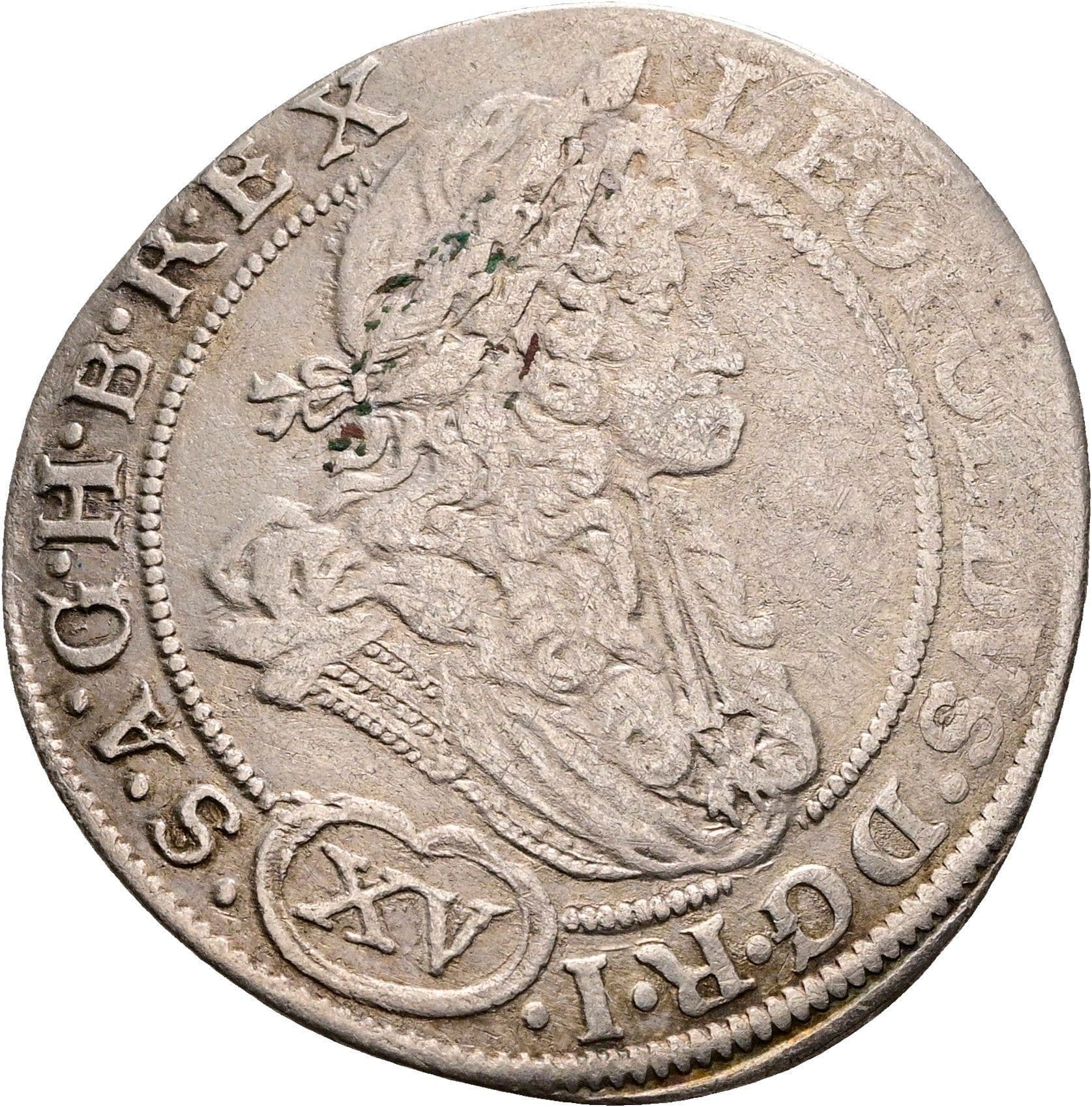 15 Kreuzer Leopold I. 1657-1705 Breslau 1693 MMW – Vorderseite