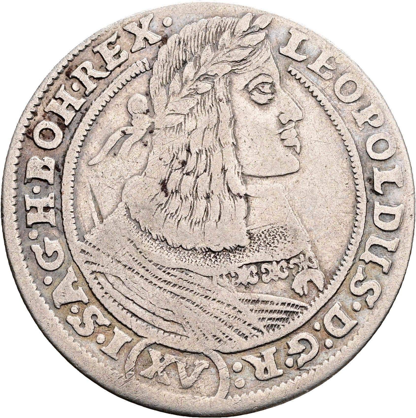 15 Kreuzer Leopold I. 1657-1705 Breslau 1662 – Vorderseite