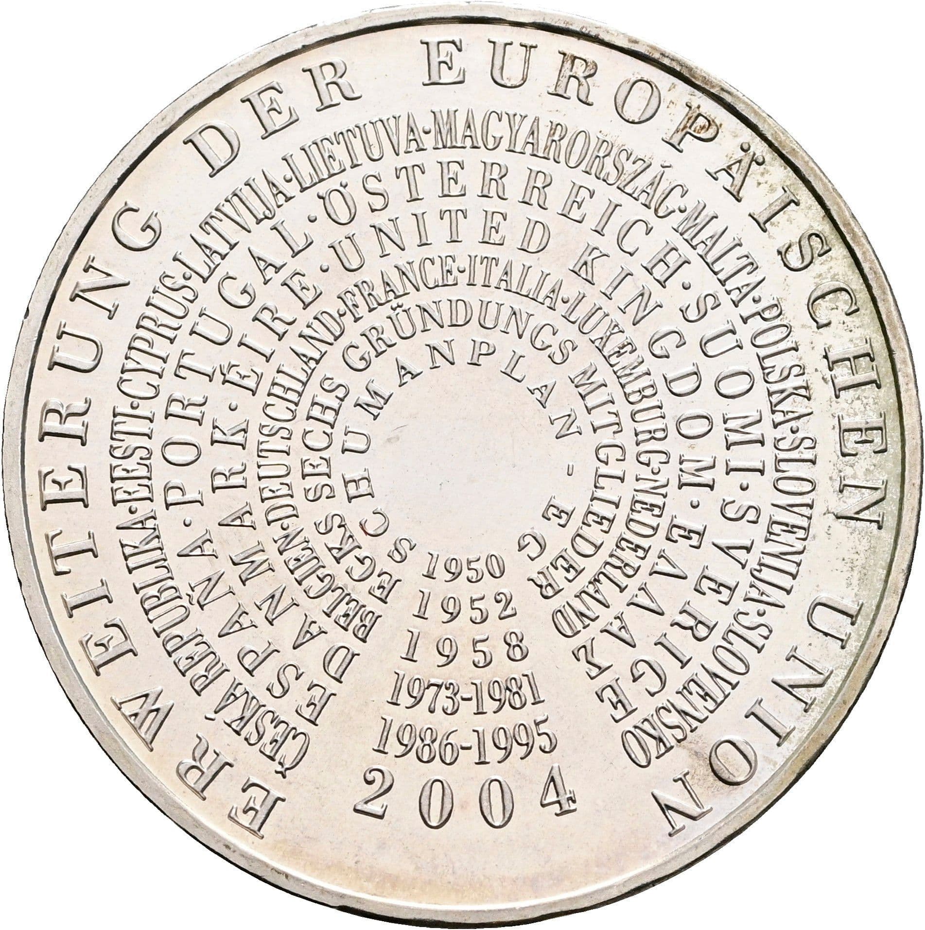 10 Euro 2004 G – Vorderseite
