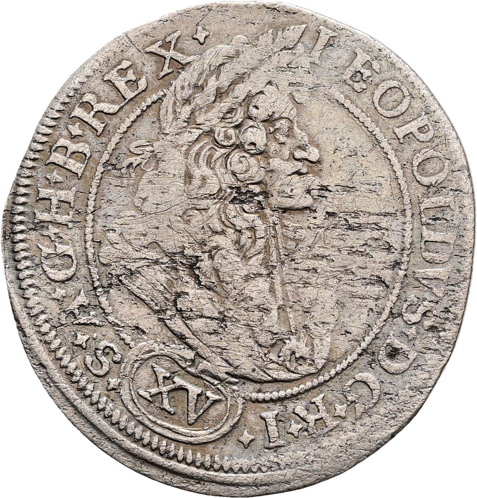 15 Kreuzer Leopold I. 1657-1705 Breslau 1693 MMW – Vorderseite
