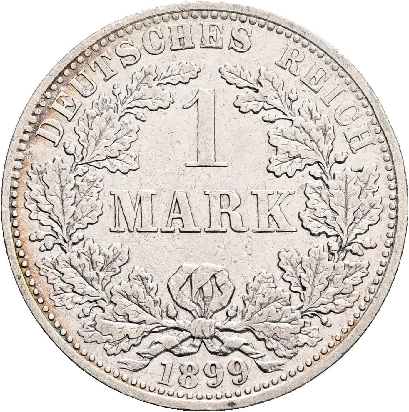 1 Mark 1899 A – Vorderseite