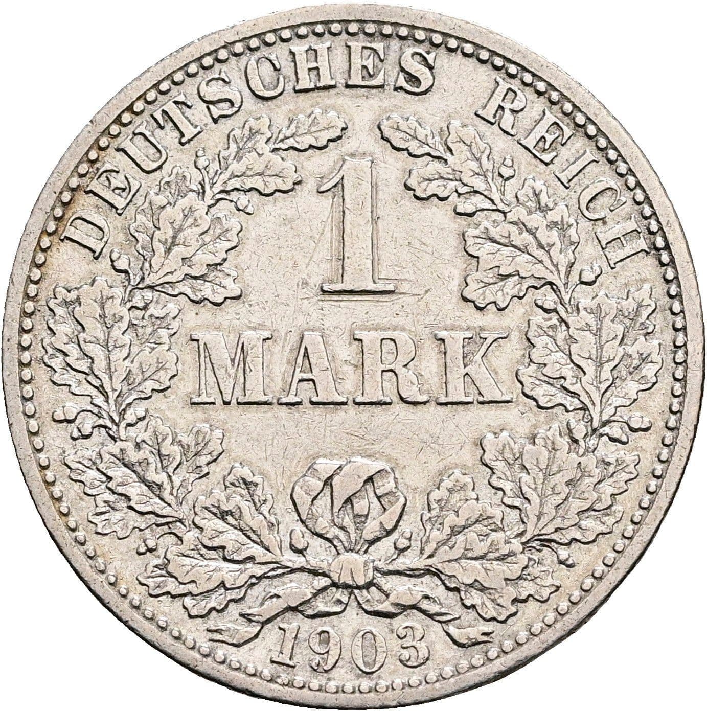 1 Mark 1903 F – Vorderseite