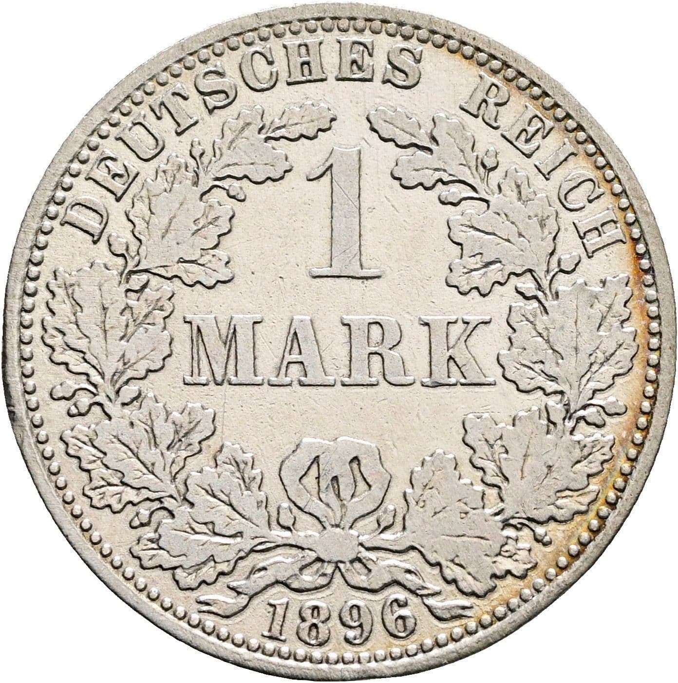 1 Mark 1896 A – Vorderseite