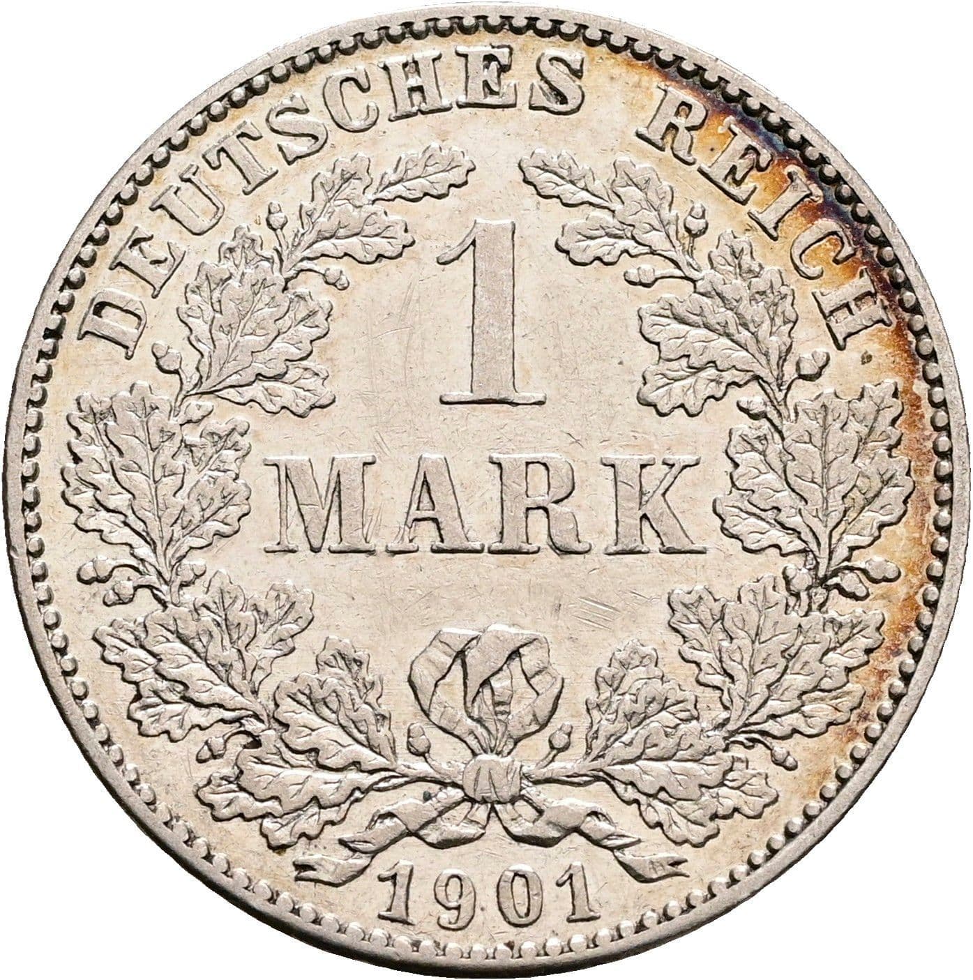 1 Mark 1901 G – Vorderseite
