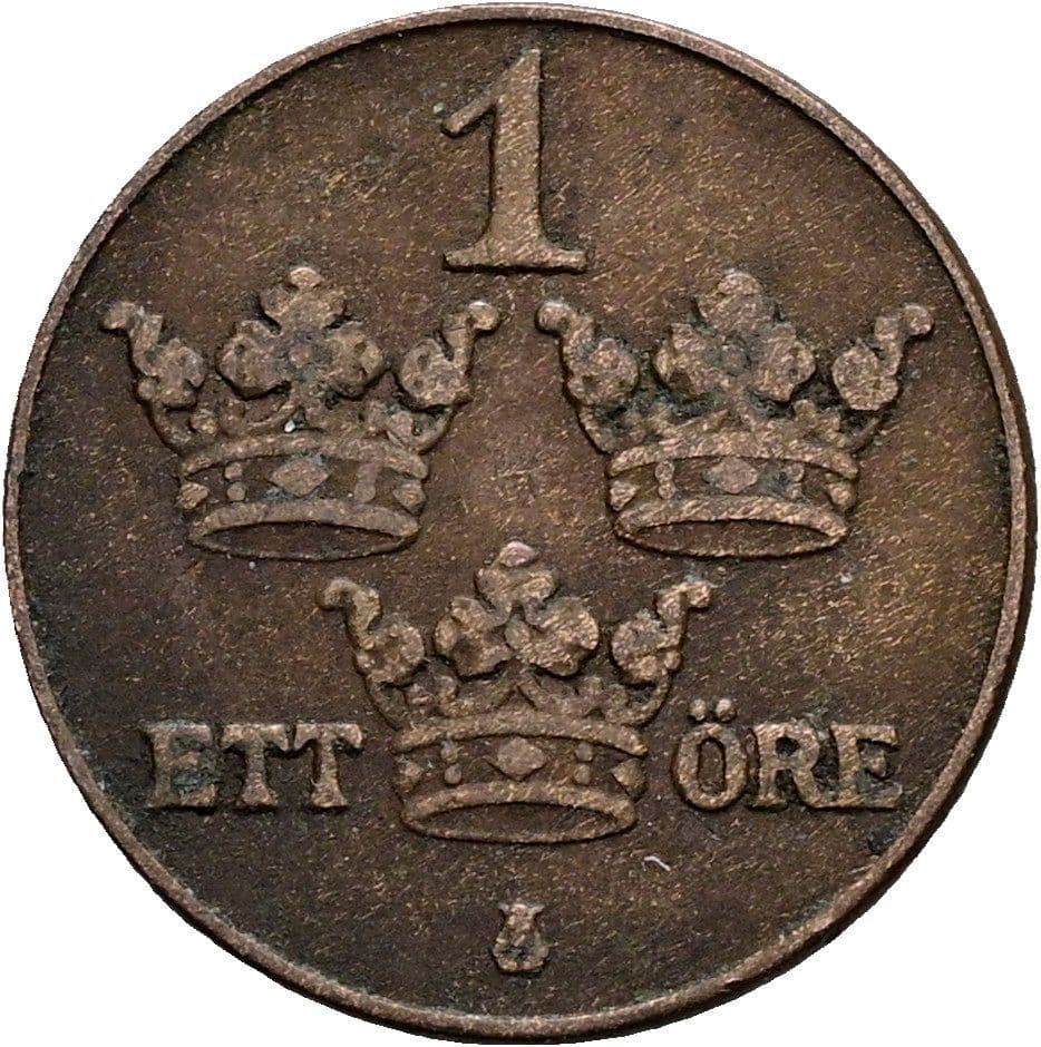 1 Öre Gustaf V. 1907-1950 1935 – Vorderseite