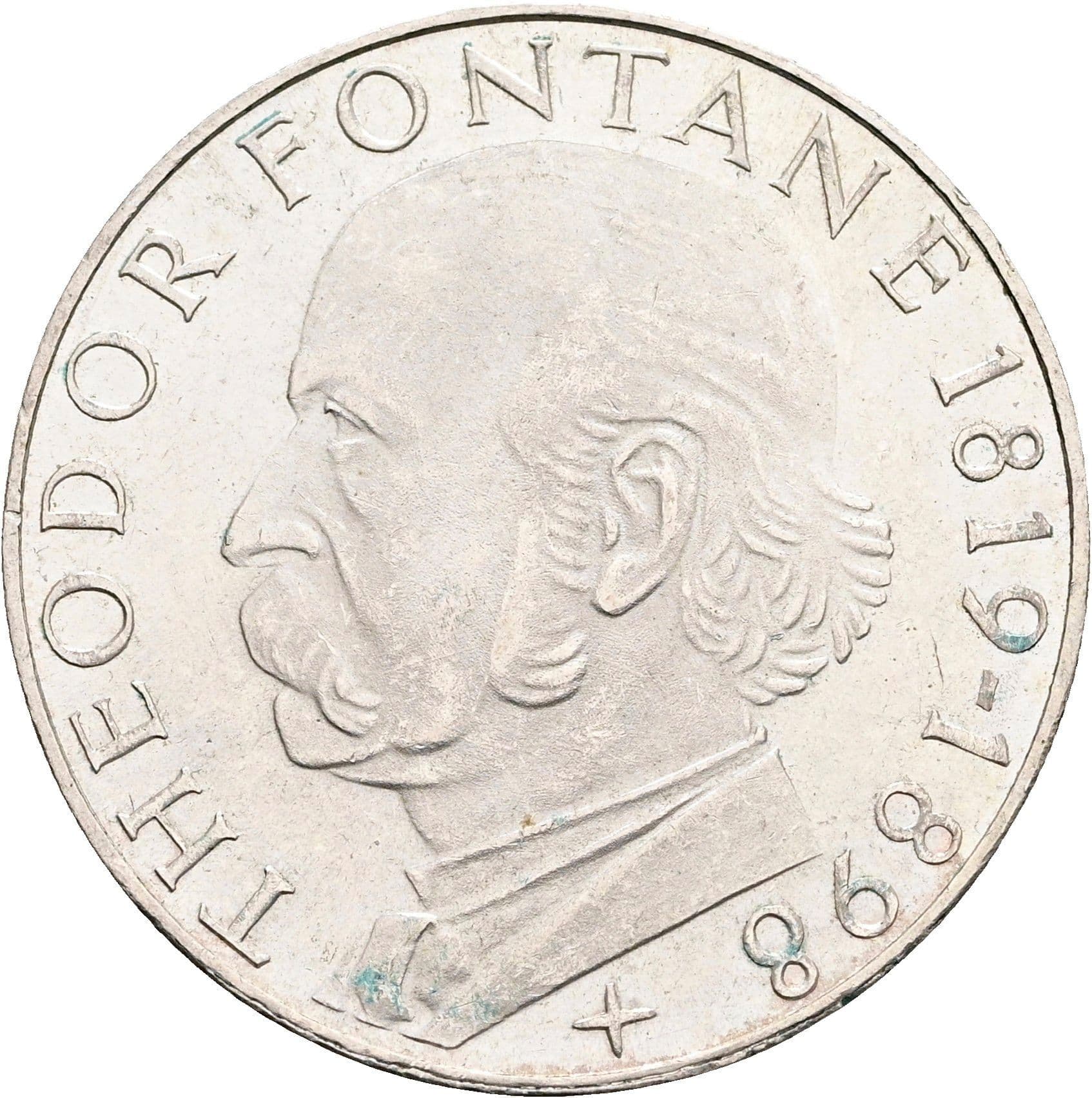 5 Mark Karlsruhe 1969 G – Vorderseite