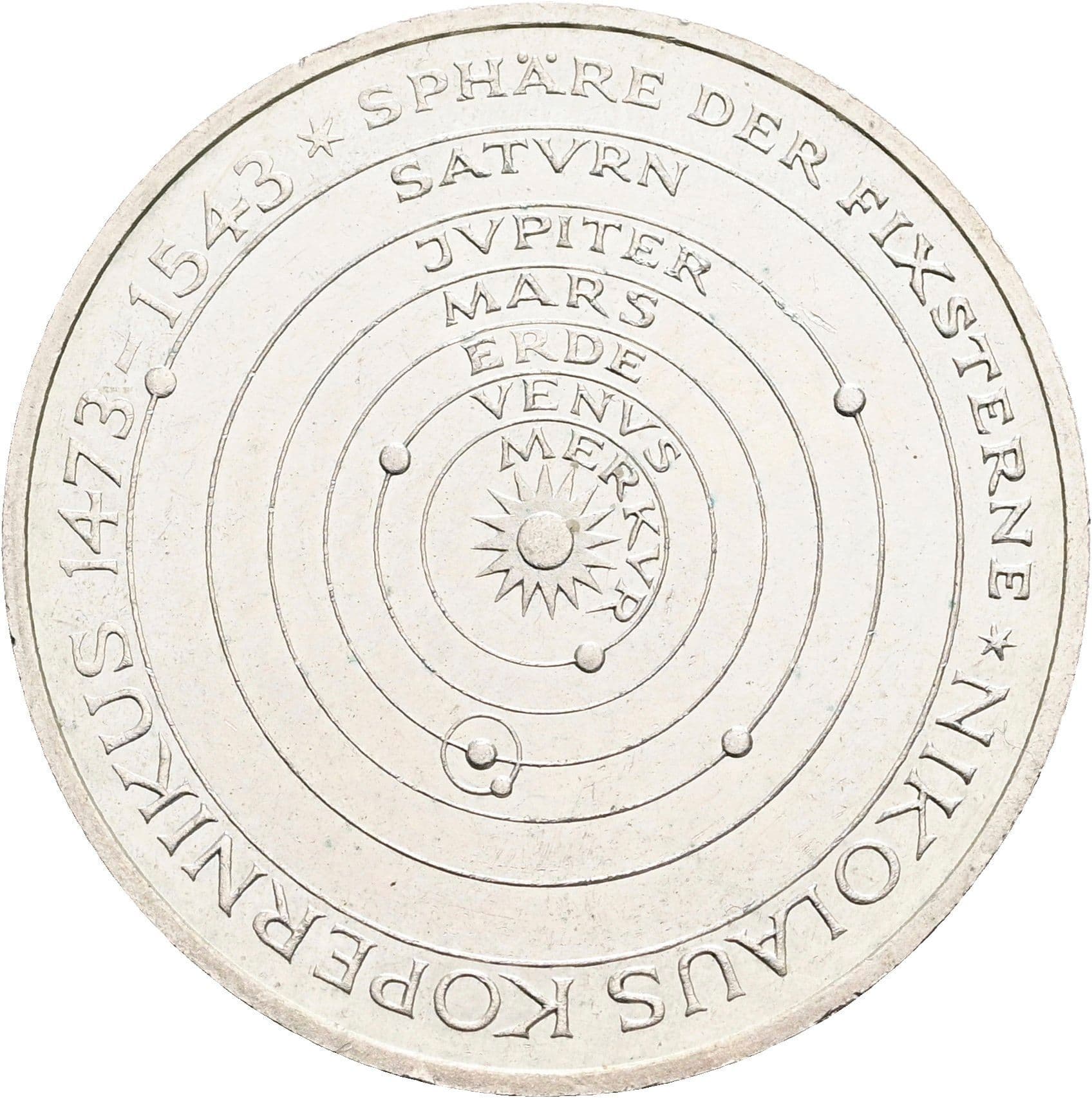 5 Mark Hamburg 1973 J – Vorderseite