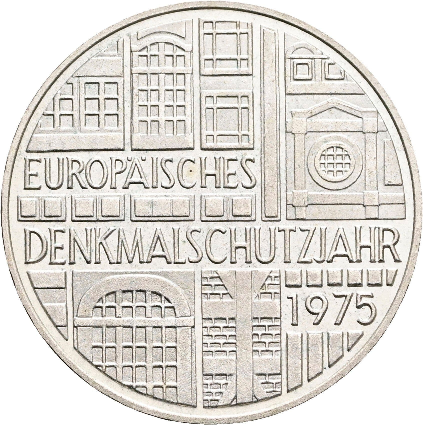 5 Mark Stuttgart 1975 F – Vorderseite