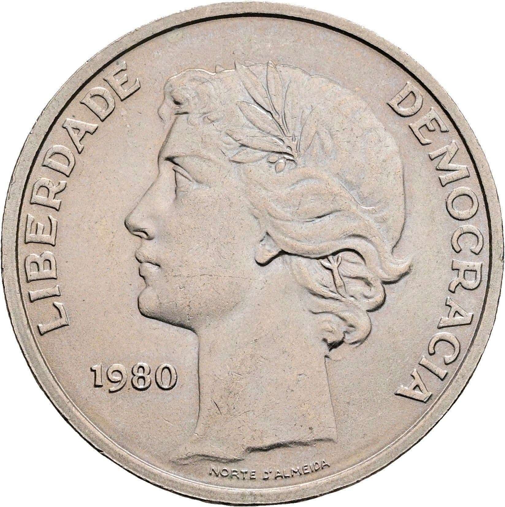 25 Escudos 1980 – Vorderseite
