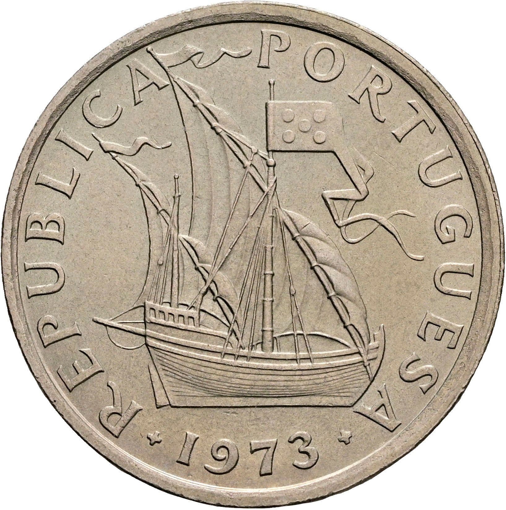 10 Escudos 1973 – Vorderseite