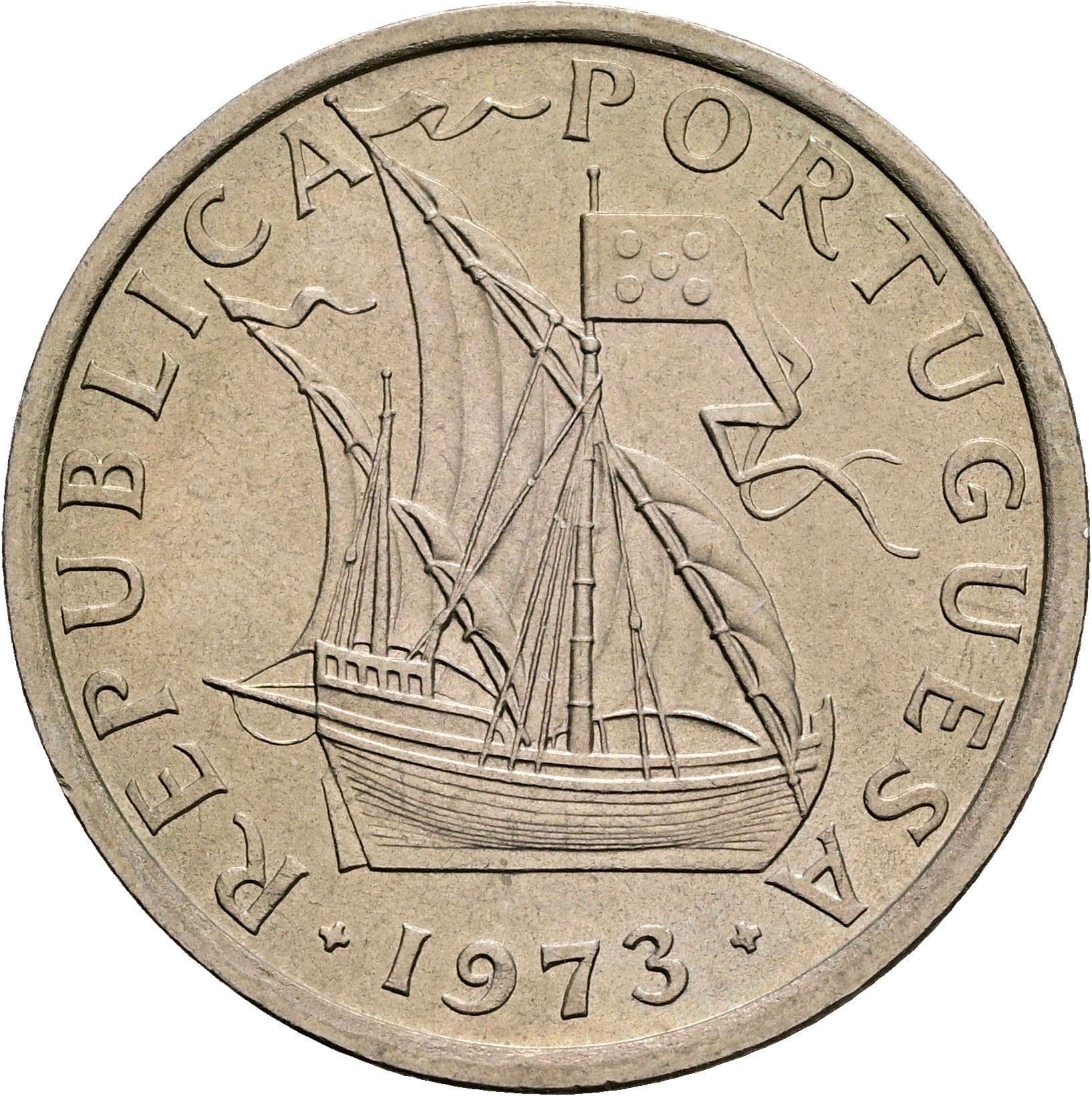 10 Escudos 1973 – Vorderseite