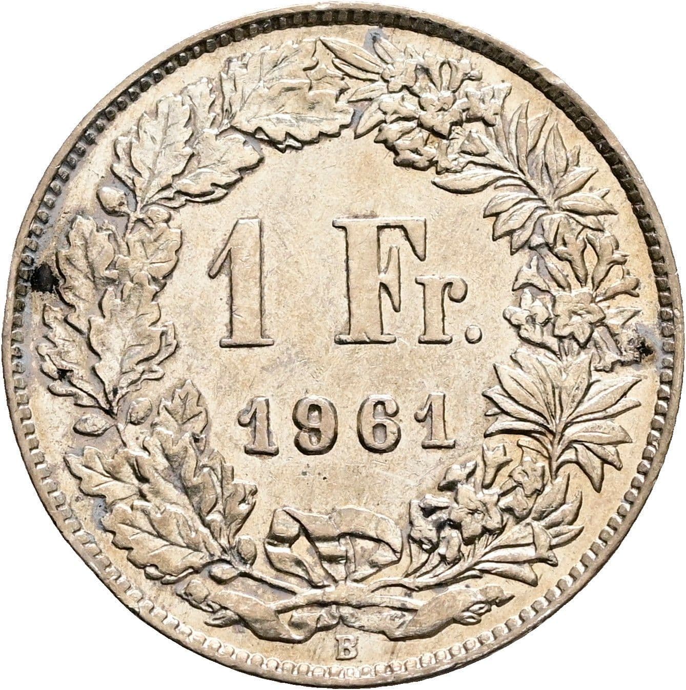 1 Franken 1961 – Vorderseite