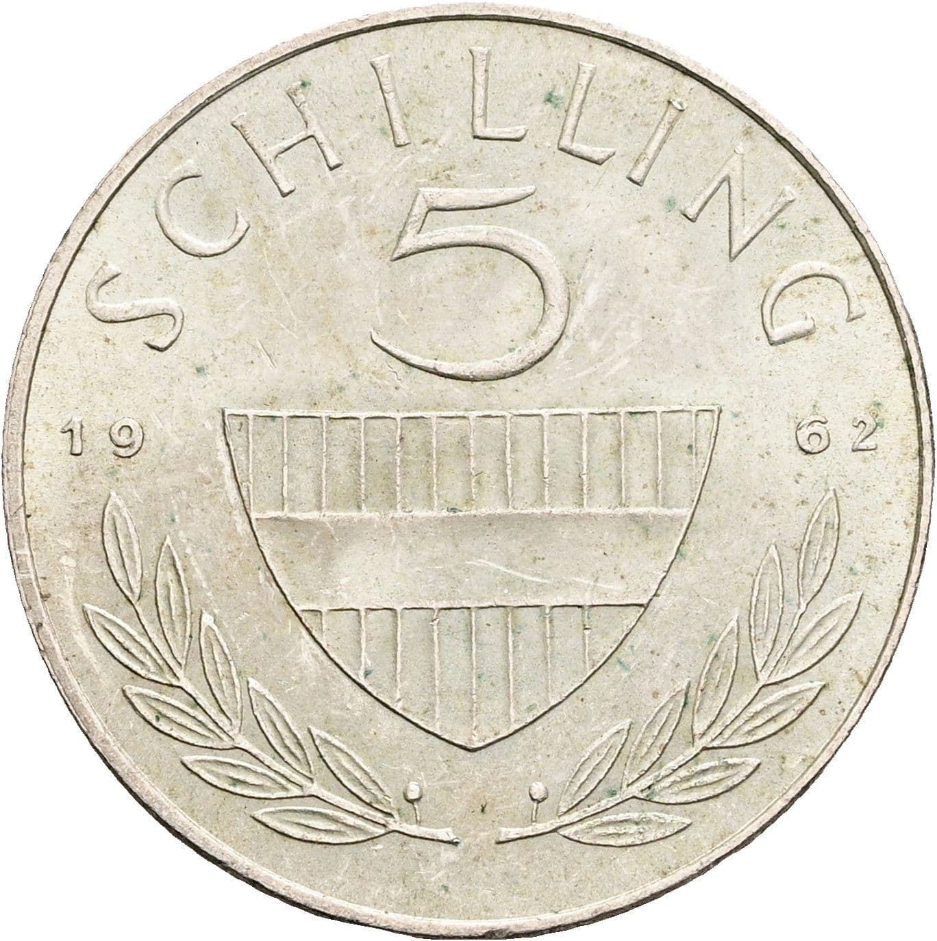5 Schilling 1962 – Vorderseite