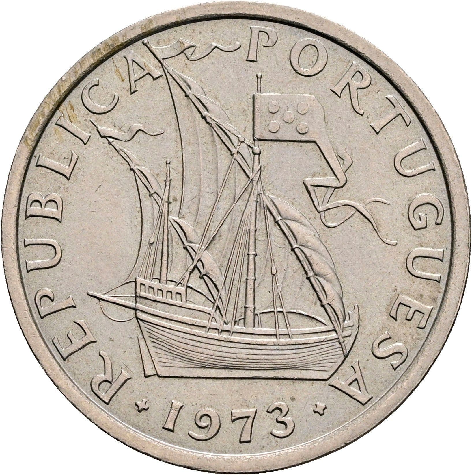 10 Escudos 1973 – Vorderseite