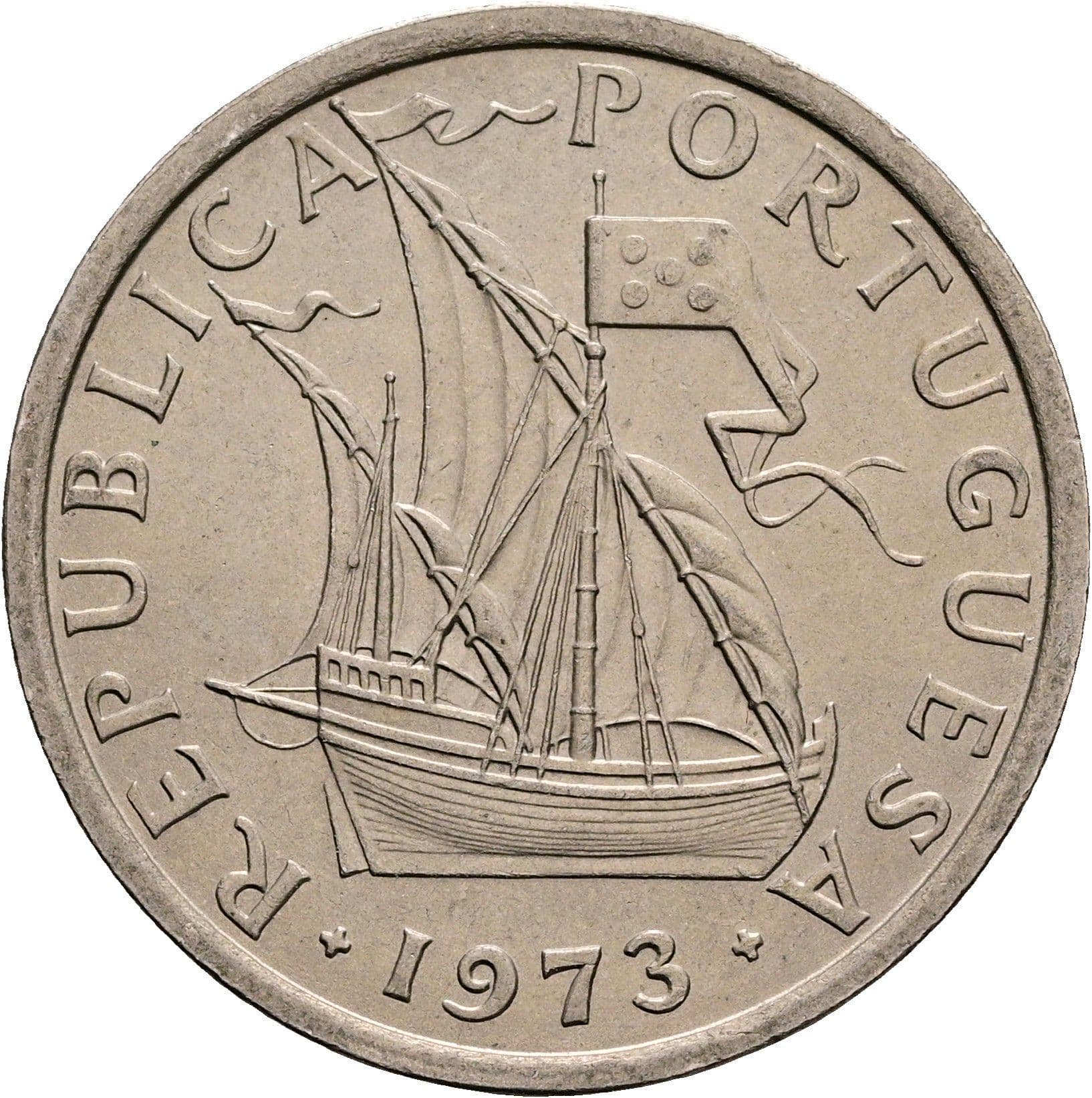 10 Escudos 1973 – Vorderseite