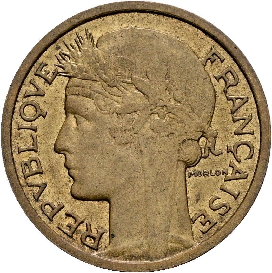 50 Centimes 1939 – Vorderseite