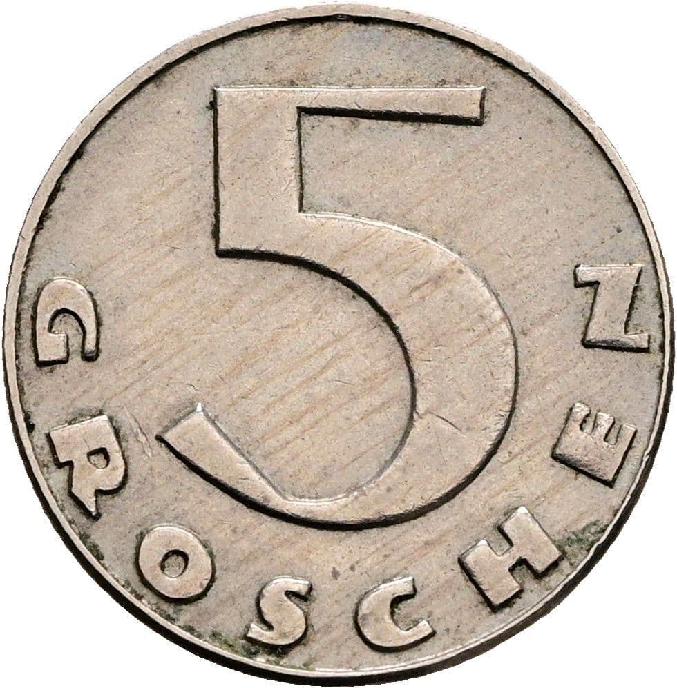 5 Groschen 1931 – Vorderseite