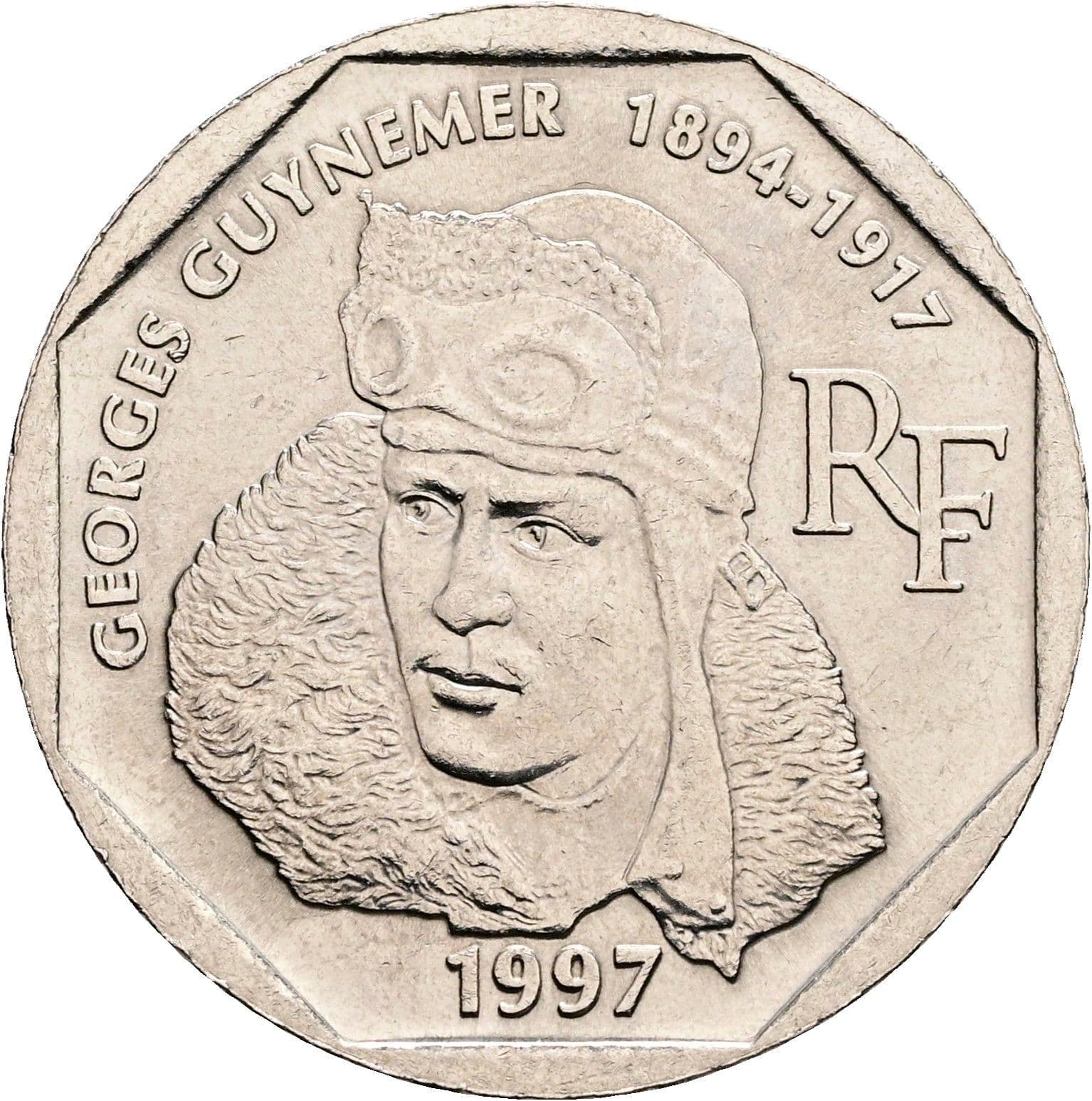 2 Francs 1997 – Vorderseite
