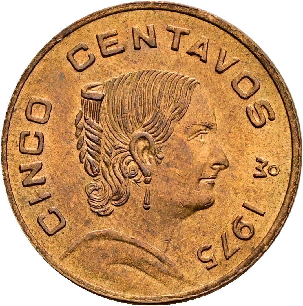 5 Centavos 1975 – Vorderseite
