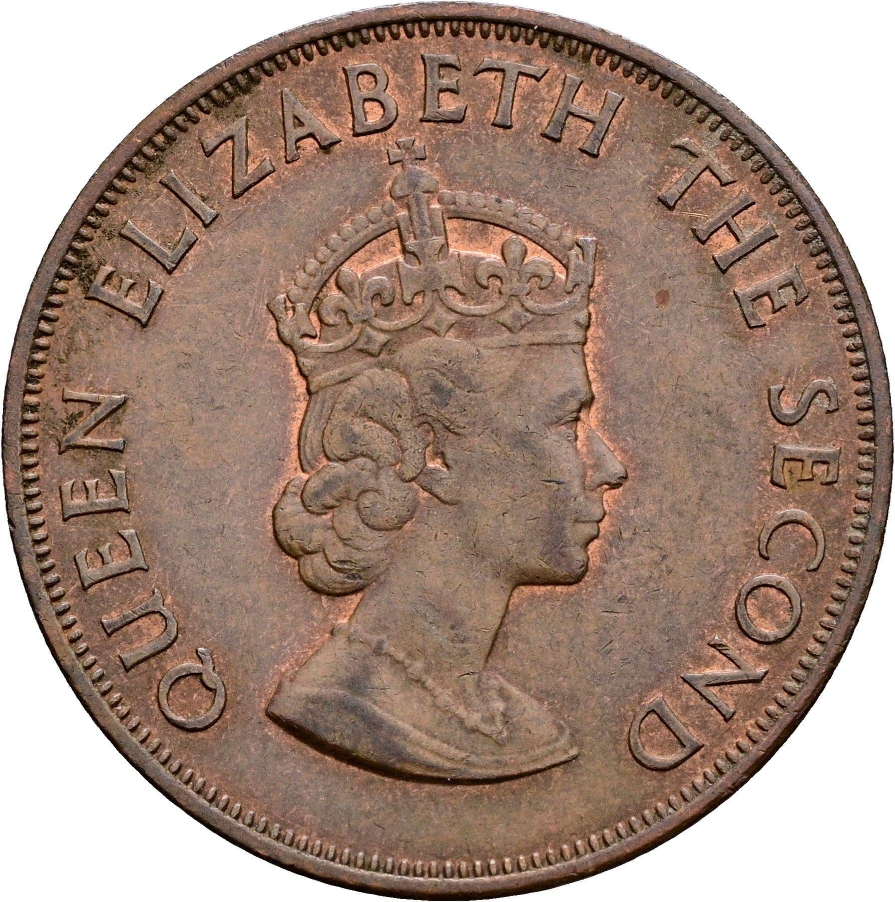 1/2 Shilling Elisabeth II. 1952-2022 1960 – Vorderseite